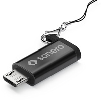 Sonero Micro USB auf USB-C Adapter, kompatibel mit Apple