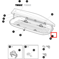 Thule Schließleiste für Dachbox Touring