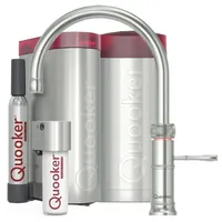 Quooker Classic Fusion Round Set mit COMBI+ CUBE Voll-Edelstahl