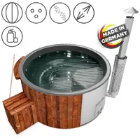 Holzklusiv Hot Tub Spa Deluxe Clean Wanne Anthrazit,