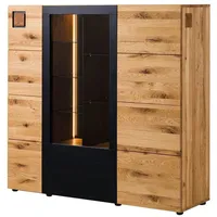 MASSIVMOEBEL24.DE Highboard Wildeiche 148x43,5x143 natur geölt/lackiert KITZBÜHEL #106 |