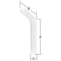 Vormann Format-Konsole 120 x 83 weiß - 000155120W