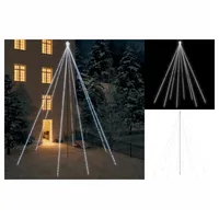 VidaXL Weihnachtsbaum-Lichterketten Indoor Outdoor 1300 LEDs Kaltweiß
