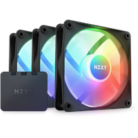 NZXT F120 RGB Core Triple Pack, Matte Black, schwarz,