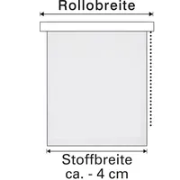 GARDINIA EasyFix Doppelrollo schwarz 100 x 150 cm