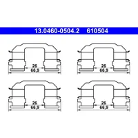 ATE Zubehörsatz, Scheibenbremsbelag ATE 13.0460-0504.2