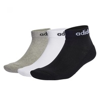 Adidas Linear Crew Cushioned Socken 3er Pack Medium Grey