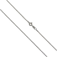 VIVANCE Collierkettchen »925/- Sterling Silber rhod. Ankerkette«, 34942759-0 weiß