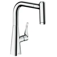 Hansgrohe Metris M71 Einhebel-Küchenmischer 220, Eco, Ausziehbrause, 2jet, sBox,