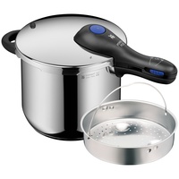 WMF Perfect Plus One Pot Schnellkochtopf mit Dampfgareinsatz, 22