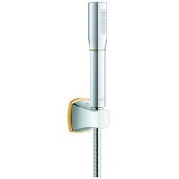 Grohe Grandera Stick Wandhalterset, 1 Strahlart, chrom/gold