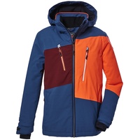 KILLTEC Jungen Skijacke/Funktionsjacke mit abnehmbarer Kapuze und Schneefang, wasserdicht