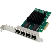 Digitus 4 Port Gigabit Ethernet Netzwerkkarte RJ45 Intel I350