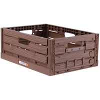 Bestgoodies Stabile Klappbox in Holzoptik 40 x 30 x