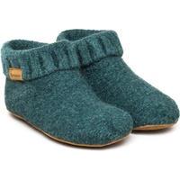 Gottstein Knit Boot Unisex Wollstrick-Hüttenschuhe, Grünmele