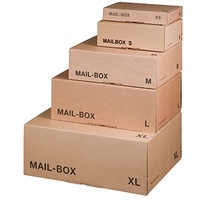 Smartboxpro smartboxpro® Versandkarton Mail-Box 00069028 244x145x38mm XS, braun