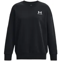 Under Armour Essential OverSized Fleece Shirt Damen 001 black/white