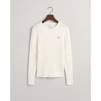 GANT Damen STRETCH COTTON CABLE C-NECK",