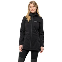 Jack Wolfskin Windhain Coat W Softshellmantel Black - S