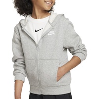 Nike Sportswear Club Fleece Kapuzenjacke Kinder 063 dk grey