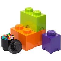 Room Copenhagen LEGO Speicherbaustein Multi Pack 4er, Aufbewahrungsbox