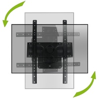 MonLines MWH011B drehbare TV Wandhalterung mit Pivot 37-80 Zoll,