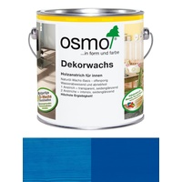 OSMO Dekorwachs Intensiv Blau (RAL 5010)-0,125 Liter