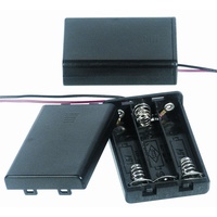 Goobay HALTER 3XAAAK - Batteriehalter für 3 Microzellen (AAA),