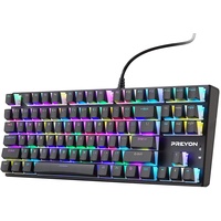 Preyon Red Blitz Claw tastatur - Beleuchtete kabelgebundene mechanische