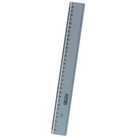 Herlitz Flachlineal, 300 mm lang, transparent