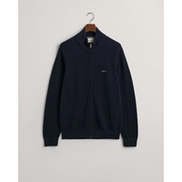 GANT 8040524 Vollreißverschluss Pullover Evening Blue L