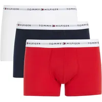 Tommy Hilfiger Herren Boxershorts Trunks Unterwäsche, Mehrfarbig (Desert Sky/White/Primary