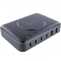InLine Qi Powerstation Multiport, Netzteil, Ladegerät, Wireless charging
