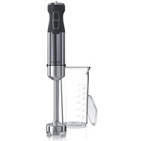 Arendo Edelstahl Stabmixer mit Messbecher Handmixer - Pürierstab -