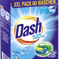 Dash Alpen Frische Vollwaschmittel 3in1 Caps 60 WL |