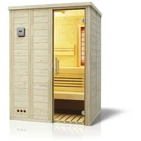 InfraWorld Vitalis 184 Complete Set - 40 mm Massivholzsauna