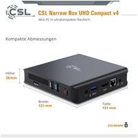 CSL Mini-PC »Narro Box Ultra HD Compact v4 /