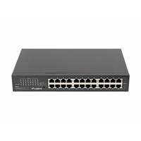 LANBERG switch 24X 1GB Gigabit Ethernet Rack 19 RSGE-24