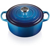 Le Creuset Signature Bräter 24 cm rund azure