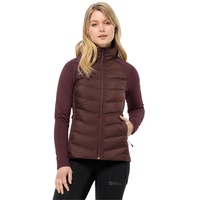 Jack Wolfskin Tasman DOWN HYBRID W Daunenjacke, Dark Maroon,