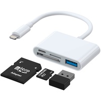 Joyroom S-H142 Lightning auf USB OTG Adapter microSD (weiß)