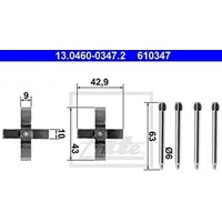 ATE Zubehörsatz Scheibenbremsbelag OPEL,SAAB,VAUXHALL 13.0460-0347.2 für Vauxhall Vectra (B)