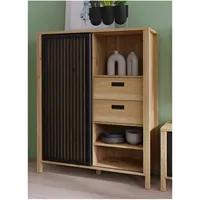 Forte Highboard Jytana Braun Eiche