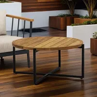 Apple Bee Condor Loungetisch Ø94x44cm Aluminium/Teak