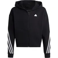 Adidas Future Icons 3-Streifen Kapuzenjacke, Black /