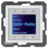 Berker 30846089 Radio Touch UP DAB+, Bluetooth Q.x polarweiß
