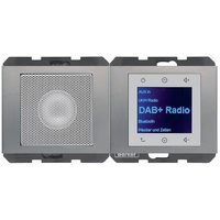 Berker 29807004 Radio Touch mit Lautsprecher DAB+ K.x edelstahl