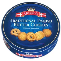 Queen`s Danish Butter Cookies, Traditionelle dänische Butterkekse, 500 g