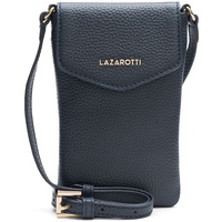 Lazarotti Bologna Leather Handytasche Leder 10 cm navy