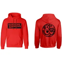 Dungeons & Dragons Dungeons and Dragons Hoodie M Rot